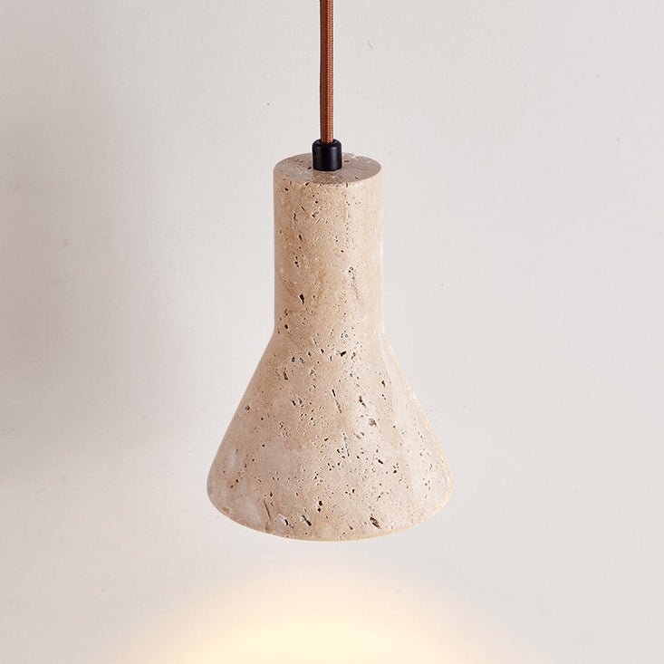 Funnel Travertine Pendant Lamp