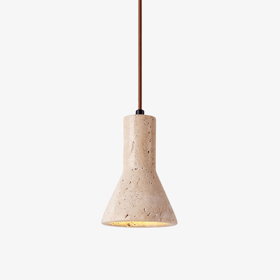 Funnel Travertine Pendant Lamp