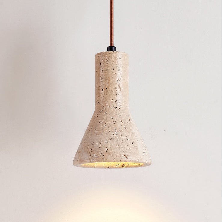Funnel Travertine Pendant Lamp