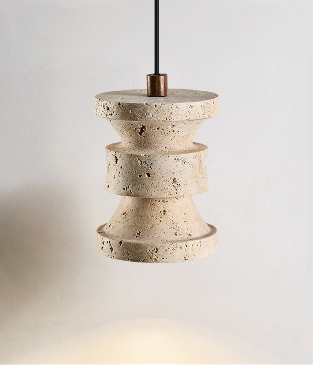 Ardelle Travertine Pendant Lamp