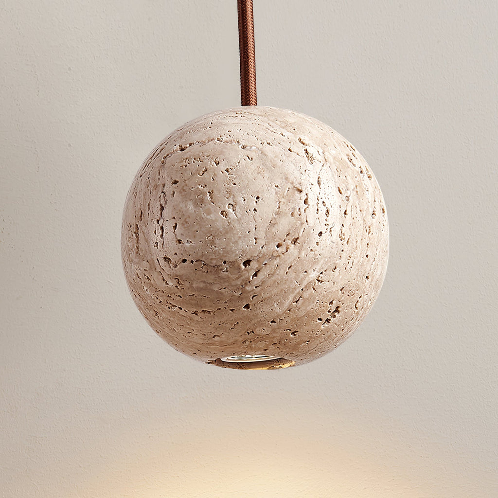 Cassia Travertine Pendant Light
