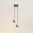 Cassia Travertine Pendant Light
