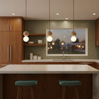 Camille Travertine Pendant Light