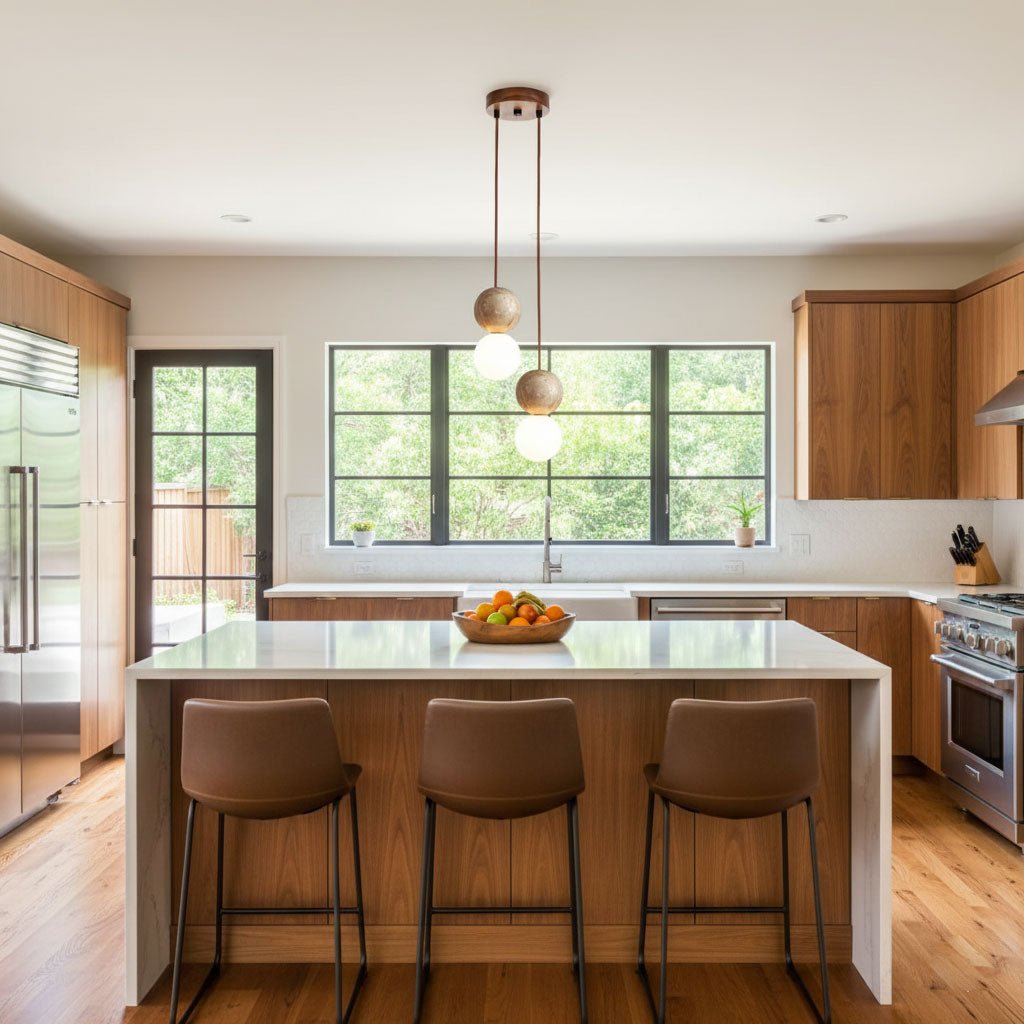 Camille Travertine Pendant Light