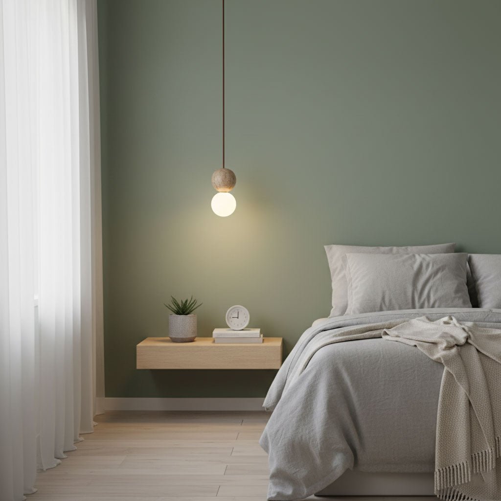 Camille Travertine Pendant Light