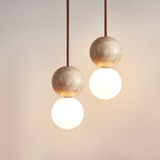 Camille Travertine Pendant Light
