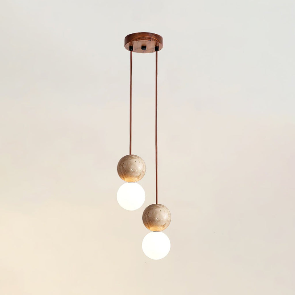 Camille Travertine Pendant Light