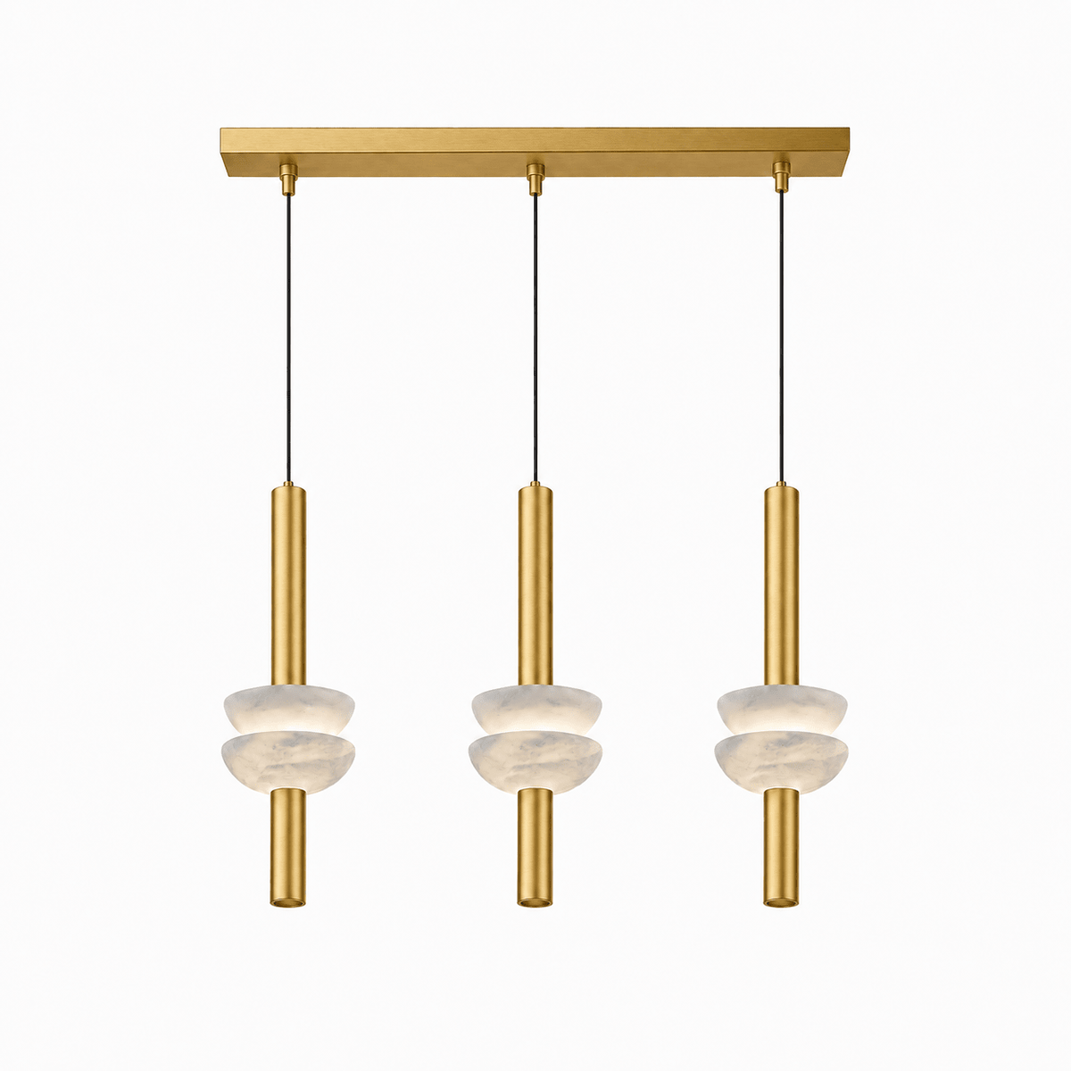 Alabaster Column Pendant Lamp