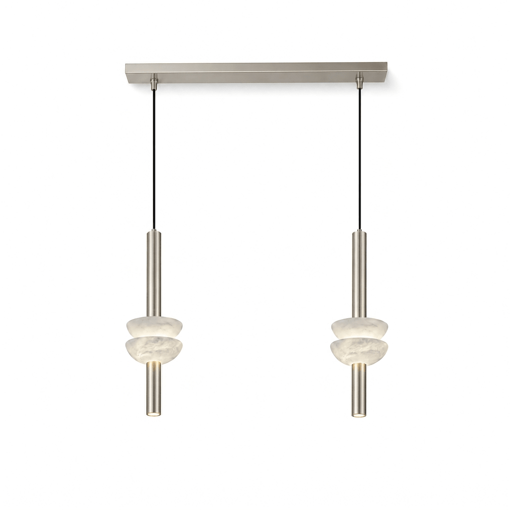 Alabaster Column Pendant Lamp