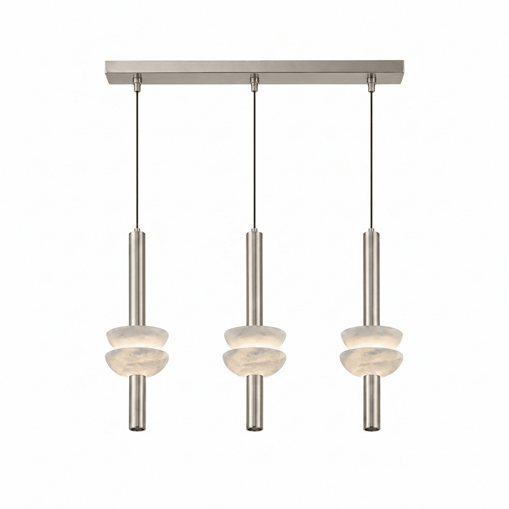 Alabaster Column Pendant Lamp