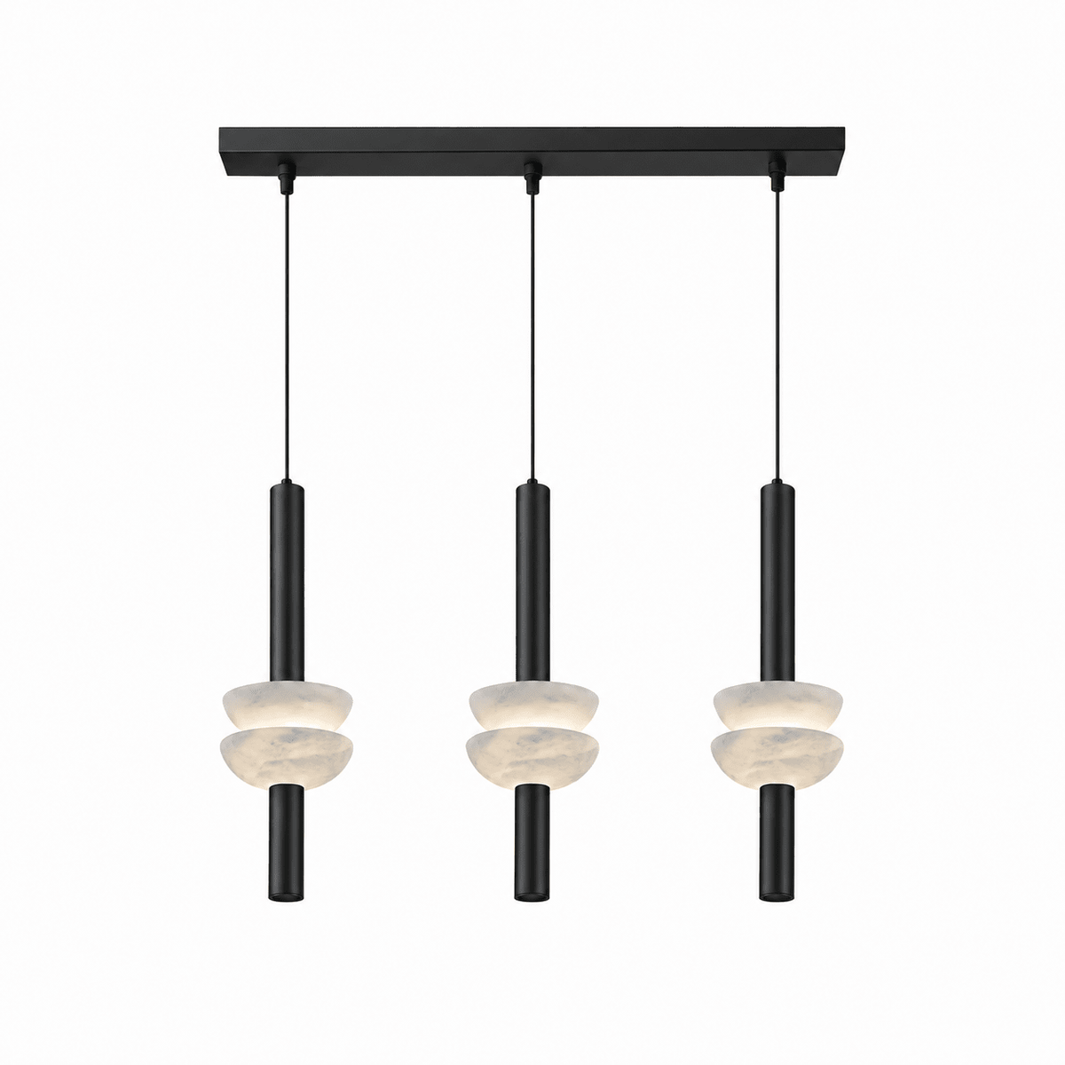 Alabaster Column Pendant Lamp
