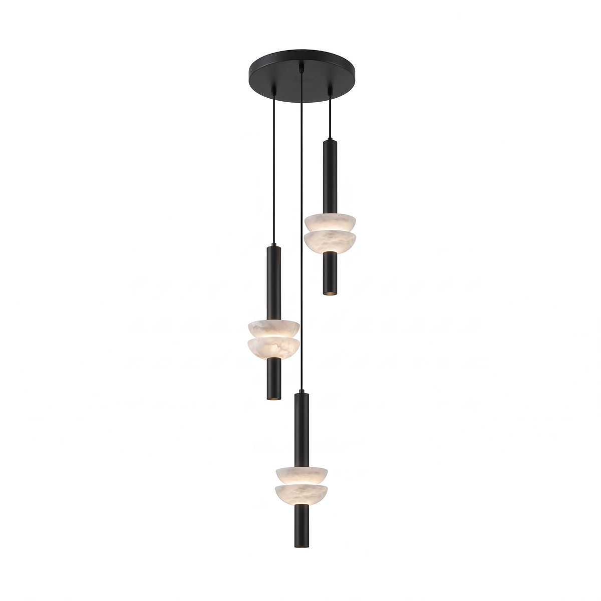 Alabaster Column Pendant Lamp
