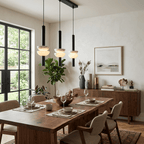 Alabaster Column Pendant Lamp