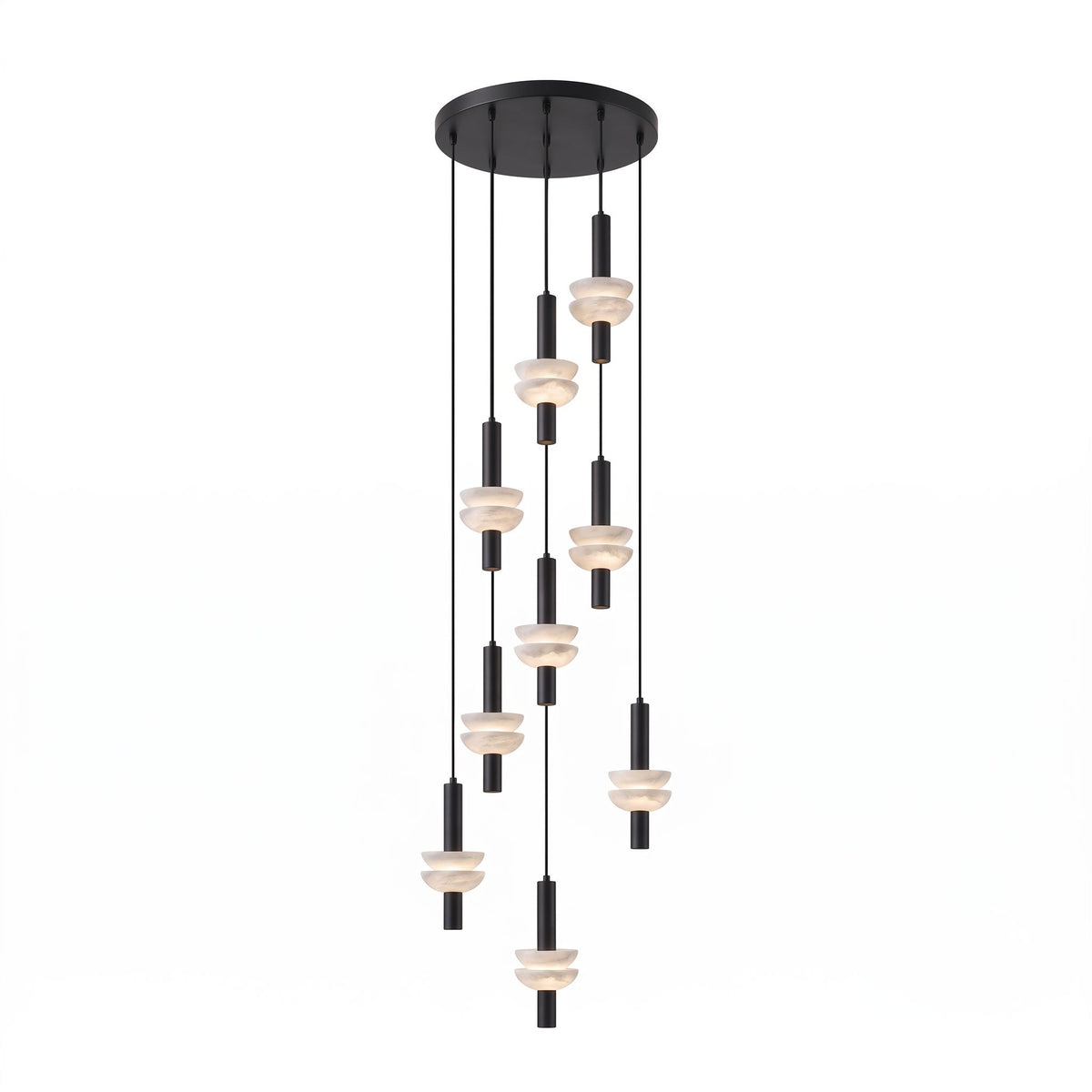 Alabaster Column Pendant Lamp