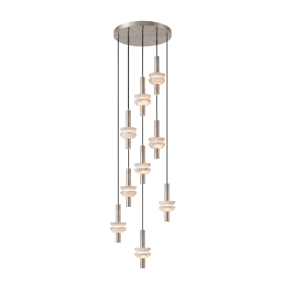 Alabaster Column Pendant Lamp