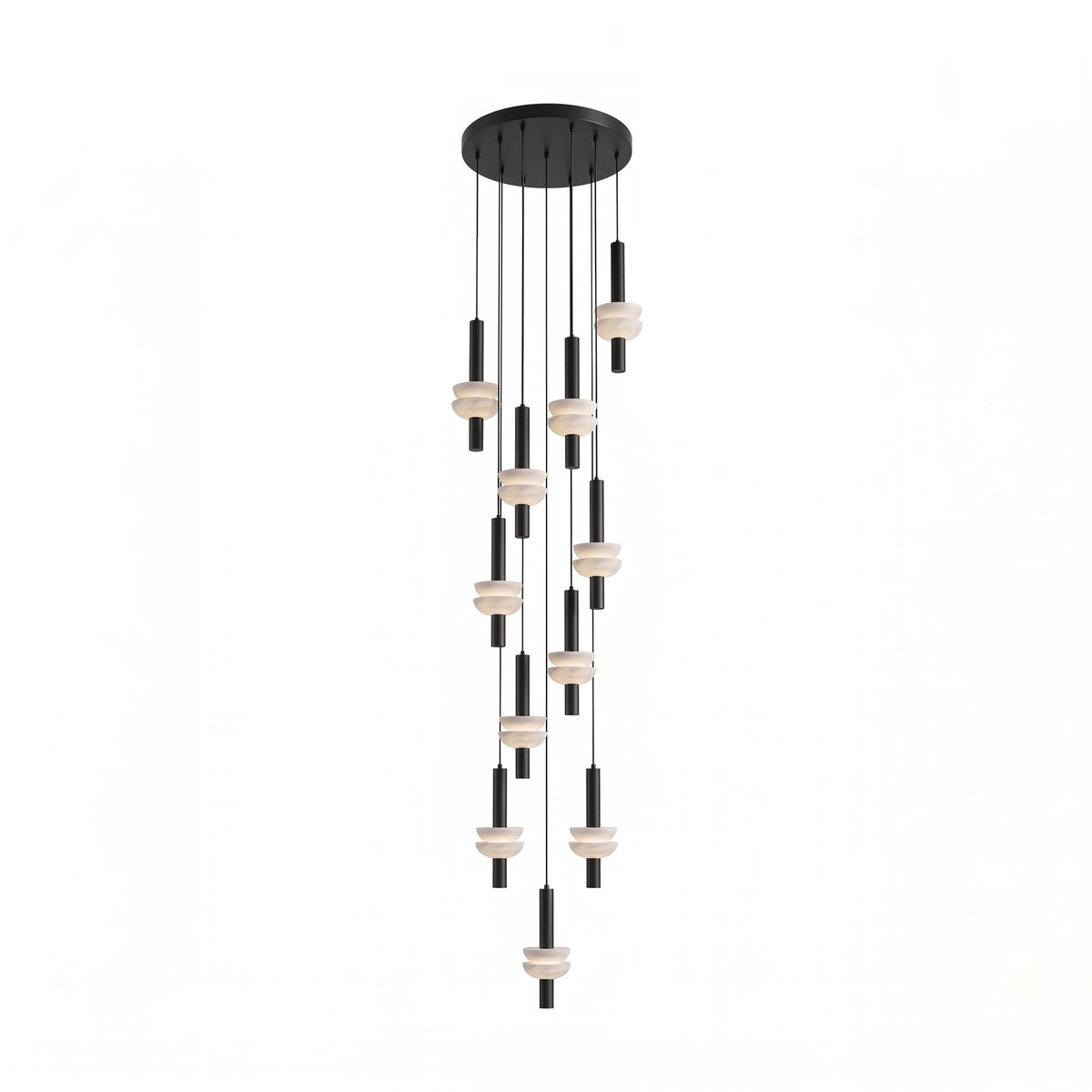 Alabaster Column Pendant Lamp