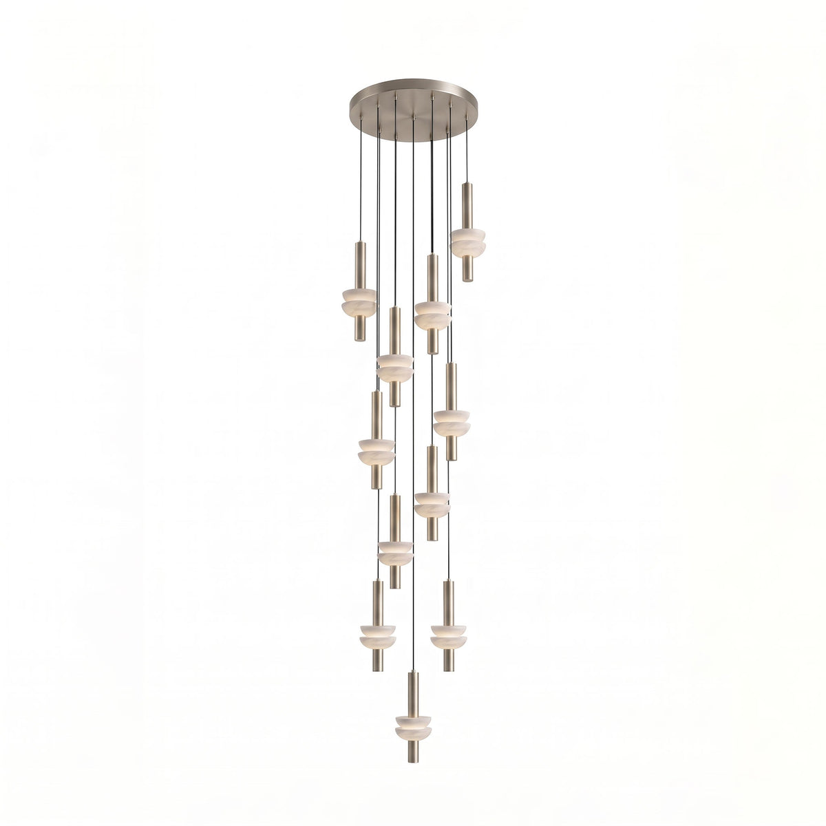 Alabaster Column Pendant Lamp