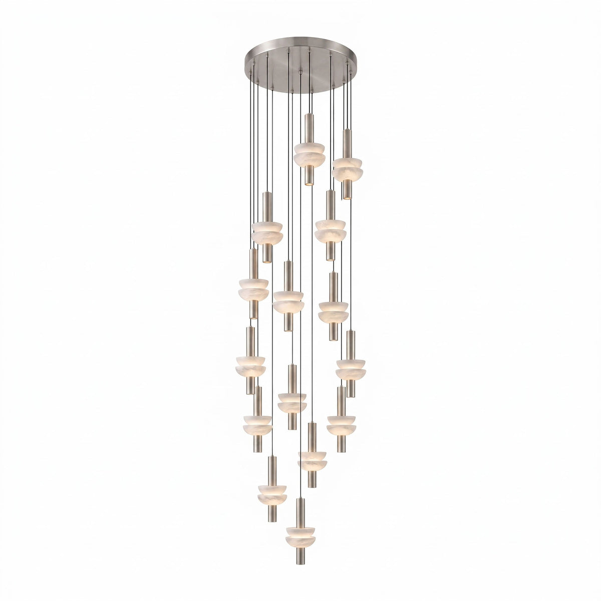 Alabaster Column Pendant Lamp