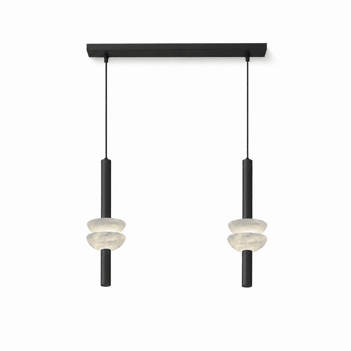 Alabaster Column Pendant Lamp