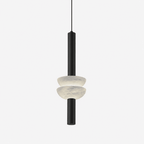 Alabaster Column Pendant Lamp