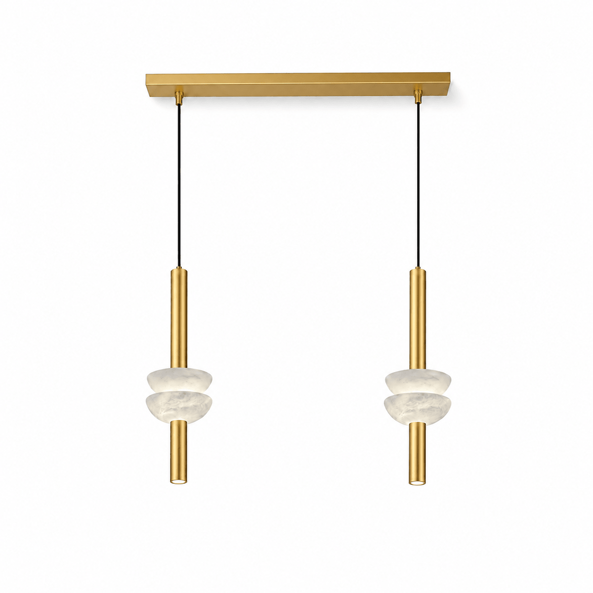 Alabaster Column Pendant Lamp