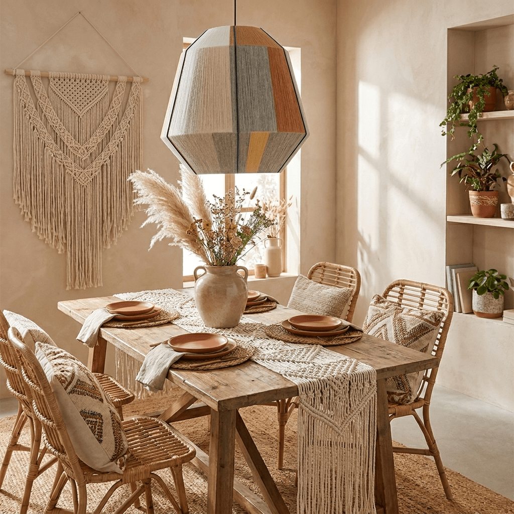 Hand-Wound Lantern Pendant Lamp