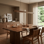 Wood Linear LED Pendant Light