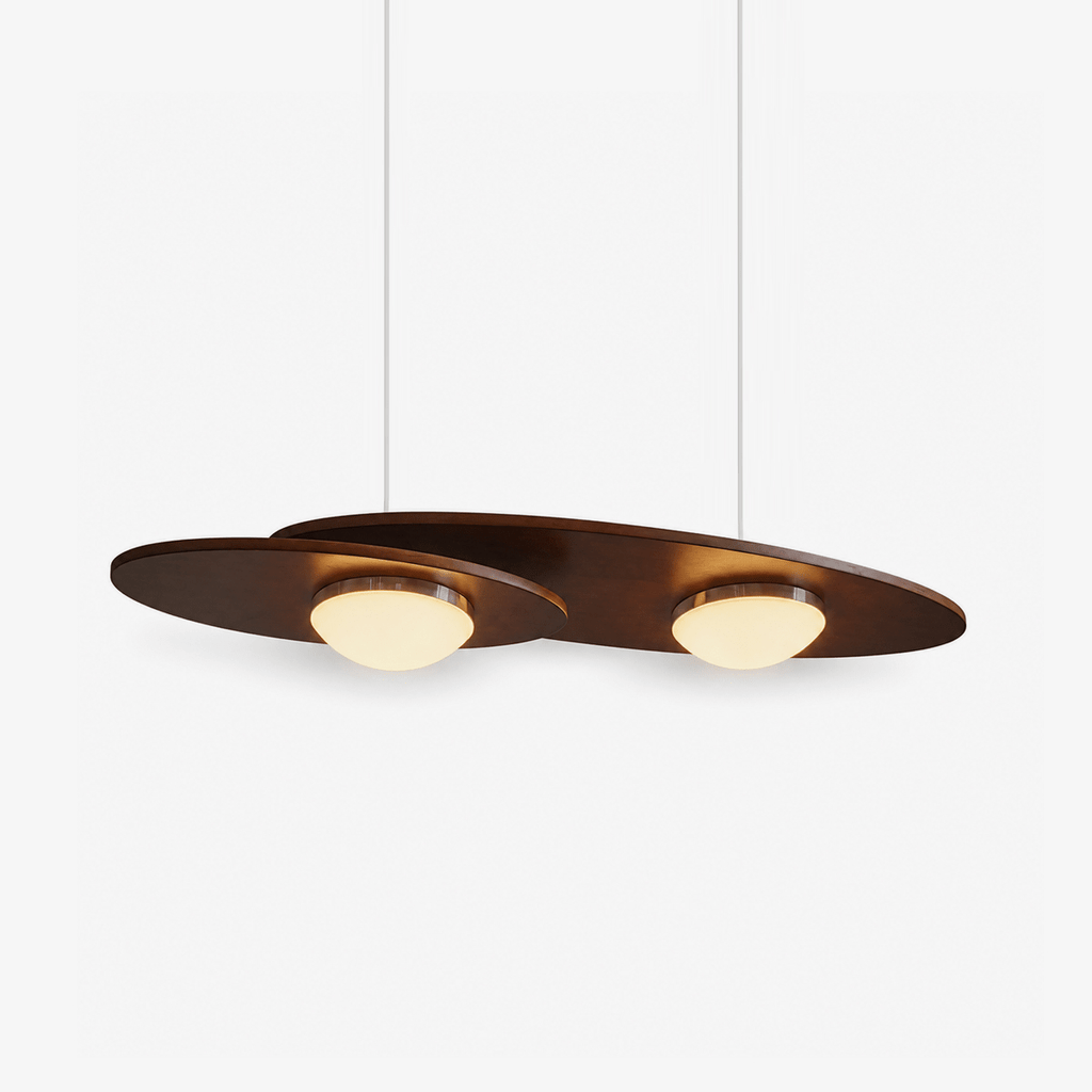 Forma Walnut Linear Pendant Lamp