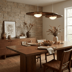 Forma Walnut Linear Pendant Lamp