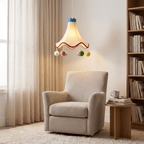 Colorful Kids Fabric Pendant Light