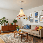 Colorful Kids Fabric Pendant Light