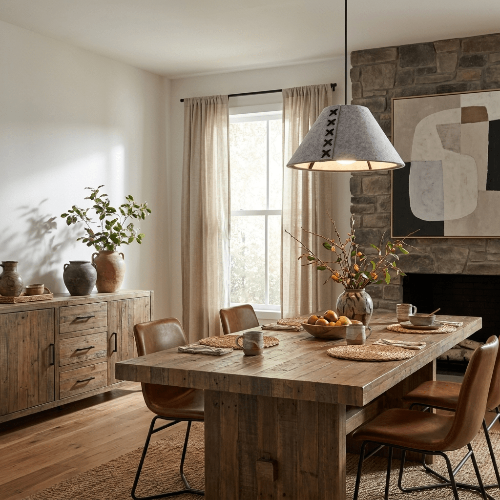 Acoustic Felt Pendant Light