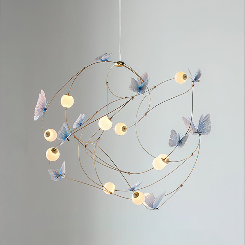 Flutter Orbit Butterfly Chandelier