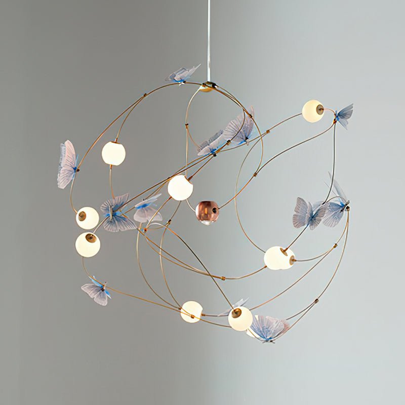 Flutter Orbit Butterfly Chandelier