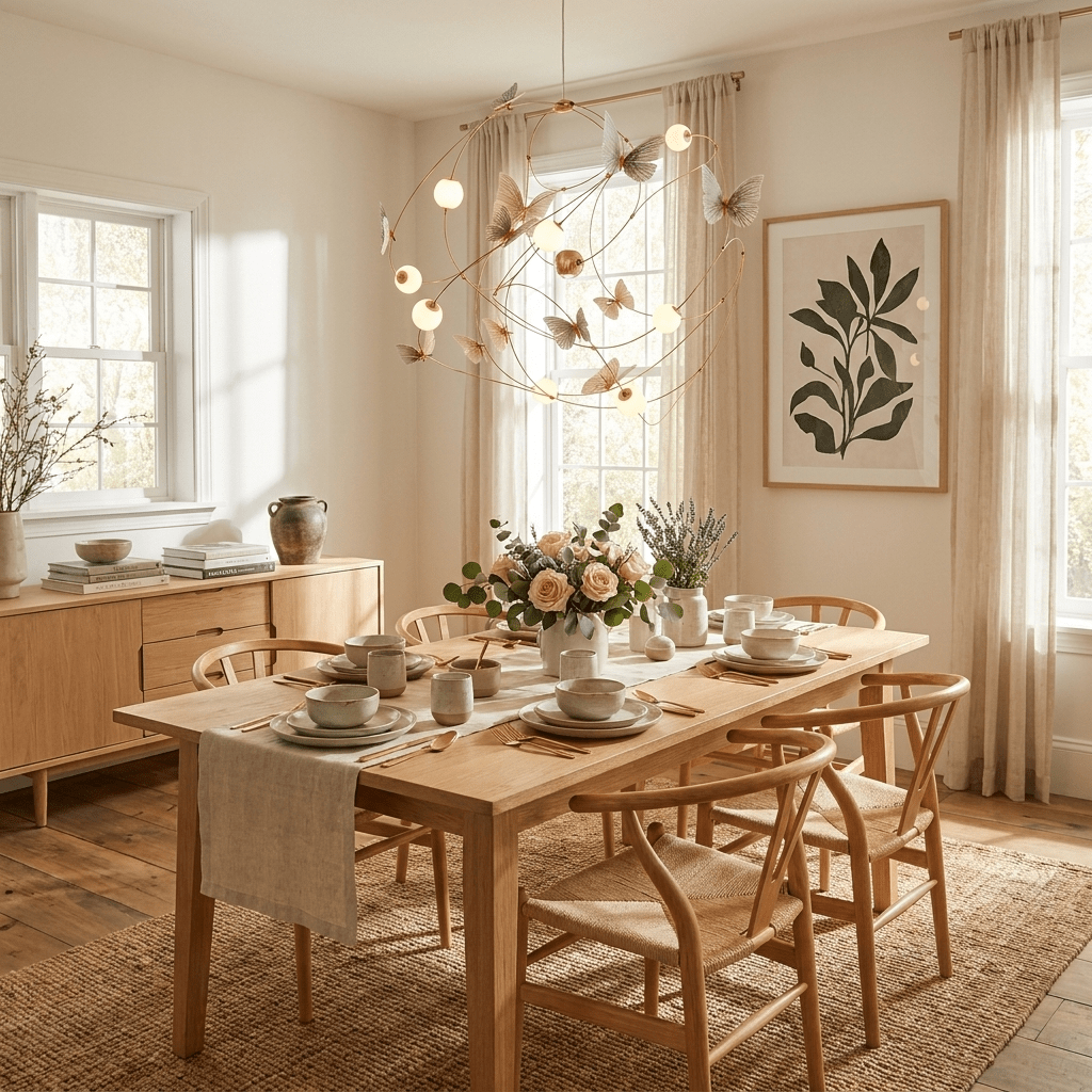 Flutter Orbit Butterfly Chandelier