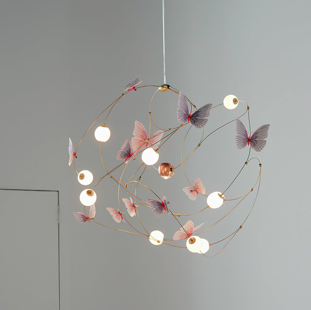 Flutter Orbit Butterfly Chandelier