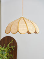 Flora Hemp Rope Flower Pendant Light