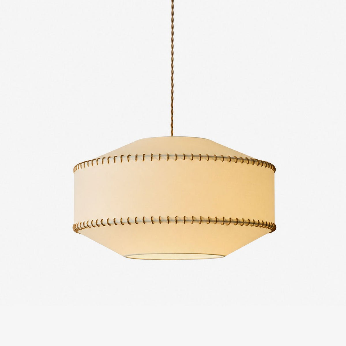 Aveline Stitched Fabric Pendant Light