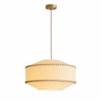 Aveline Stitched Fabric Pendant Light