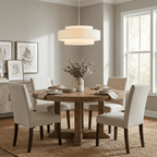 Aveline Stitched Fabric Pendant Light