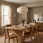 Aveline Stitched Fabric Pendant Light