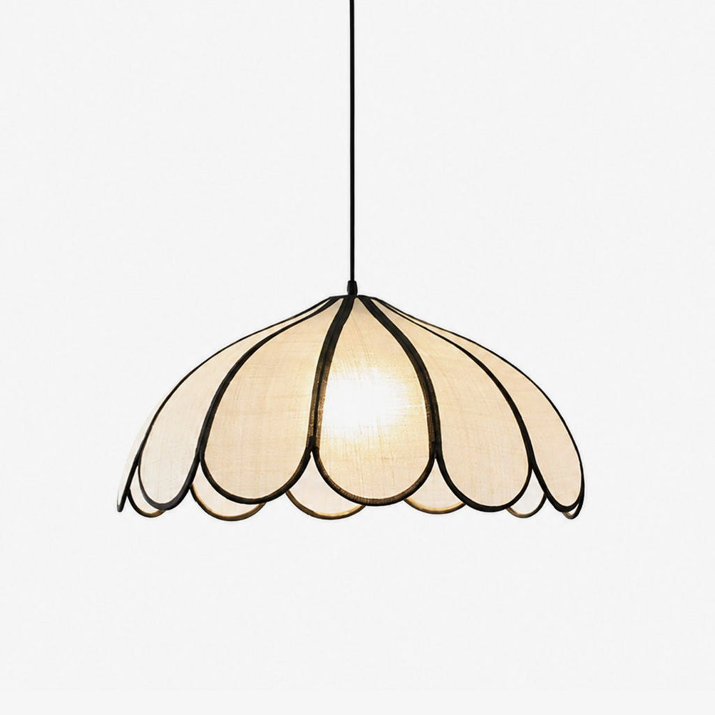 Lotus Petal Fabric Pendant Light