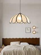 Lotus Petal Fabric Pendant Light