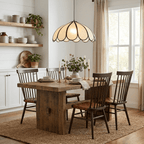 Lotus Petal Fabric Pendant Light