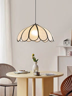 Lotus Petal Fabric Pendant Light