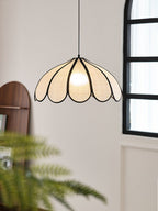Lotus Petal Fabric Pendant Light
