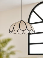 Lotus Petal Fabric Pendant Light