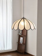 Lotus Petal Fabric Pendant Light