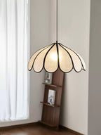 Lotus Petal Fabric Pendant Light