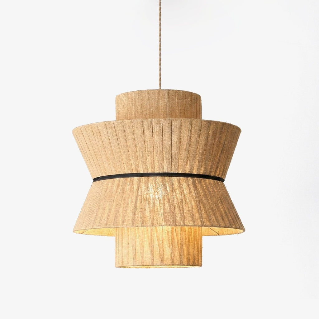 Linen Gourd Pendant Lamp